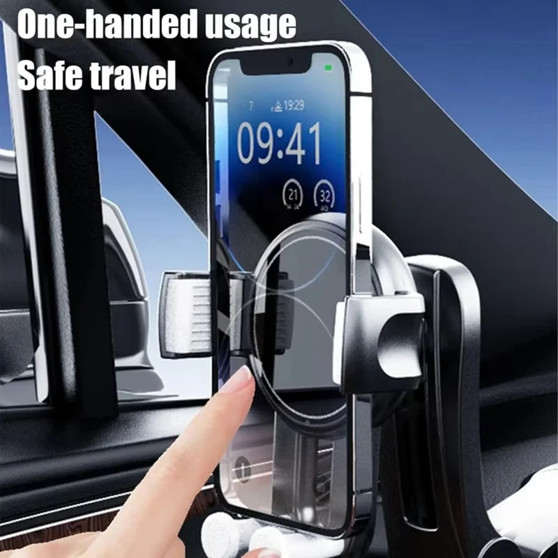 Support de téléphone multifonction pour tableau de bord de voiture YB25-3, support de navigation réglable en ABS