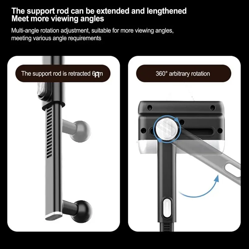 Support de téléphone pour rétroviseur de voiture H256 - Support de navigation pivotant à 360 degrés