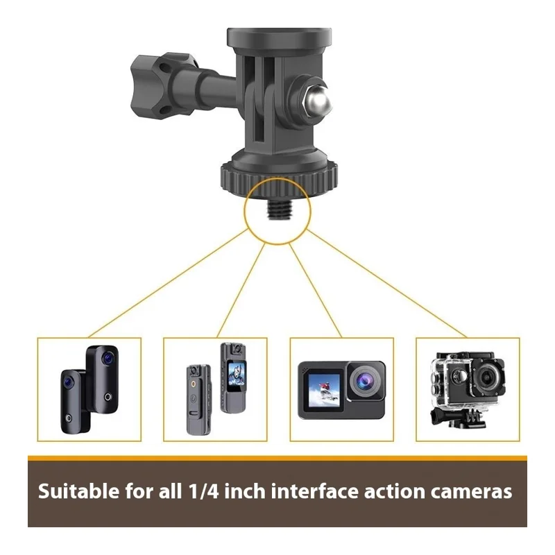 Support de téléphone universel ZY02 pour pare-soleil de voiture avec pince pour smartphone et support de caméra panoramique