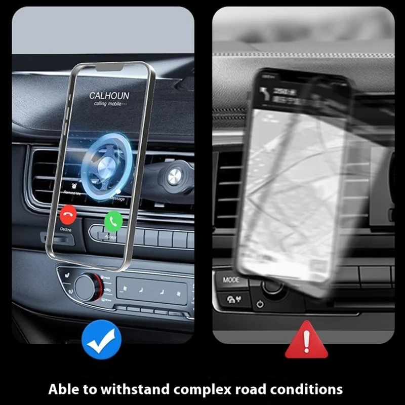 C243C Rotating Magnetic Car Phone Holder Vehicle Air Vent Cellphone Navigation Bracket