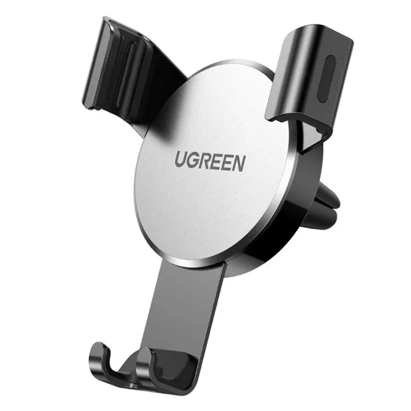 UGREEN 40907 Car Phone Bracket Air Vent Mount Gravity Sensing Aluminum Alloy Cellphone Holder Stand