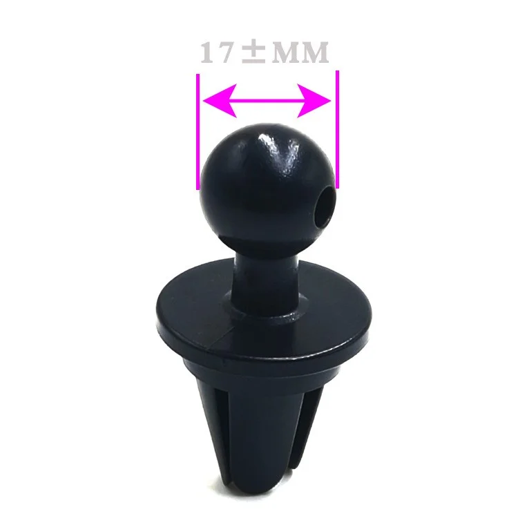Universal 4 Fork Type 17mm Ball Head Car Air Vent Clip Vehicle Phone Holder Stand Accessories