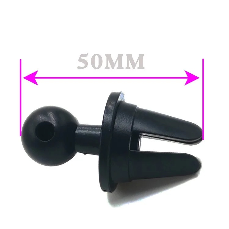 Universal 4 Fork Type 17mm Ball Head Car Air Vent Clip Vehicle Phone Holder Stand Accessories
