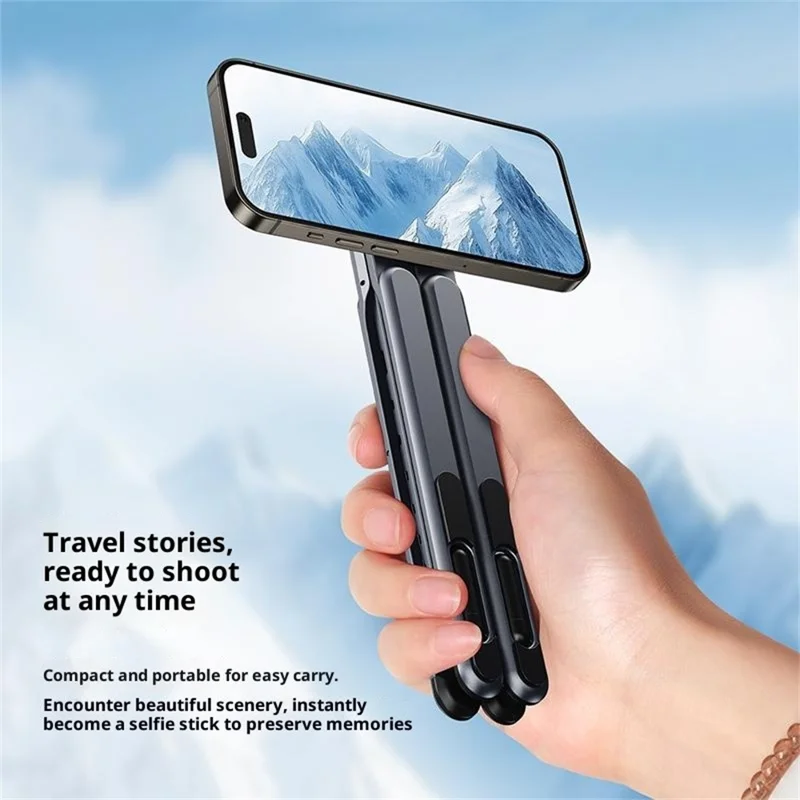 E05 حامل مكتب محمول للوحي المحمول حامل هاتف مغناطيسي متعدد الوظائف من سبائك الألومنيوم