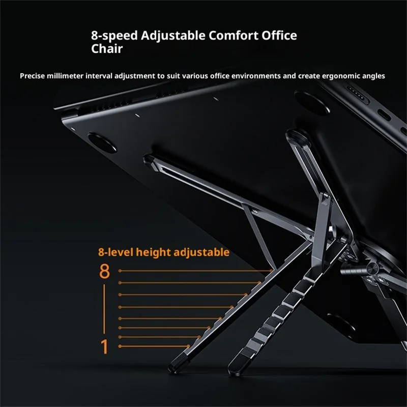 E05 حامل مكتب محمول للوحي المحمول حامل هاتف مغناطيسي متعدد الوظائف من سبائك الألومنيوم