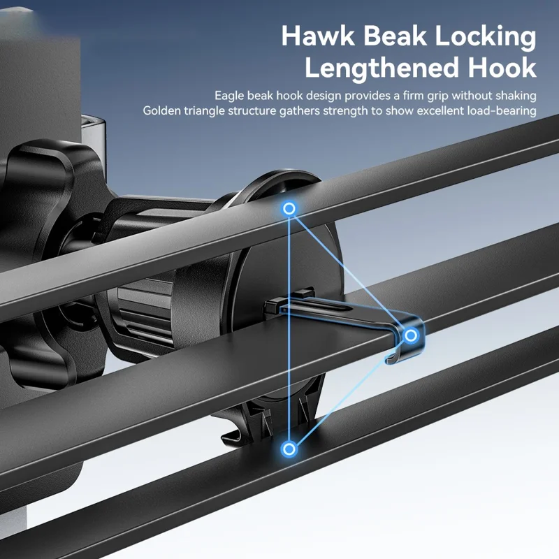 ESSAGER EZJZL-FW01-Z Car Phone Mount for 4.7-6.9 inch Devices 360° Rotation Gravity Adjusted Base