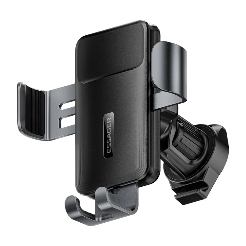 ESSAGER EZJZL-FW01-Z Car Phone Mount for 4.7-6.9 inch Devices 360° Rotation Gravity Adjusted Base