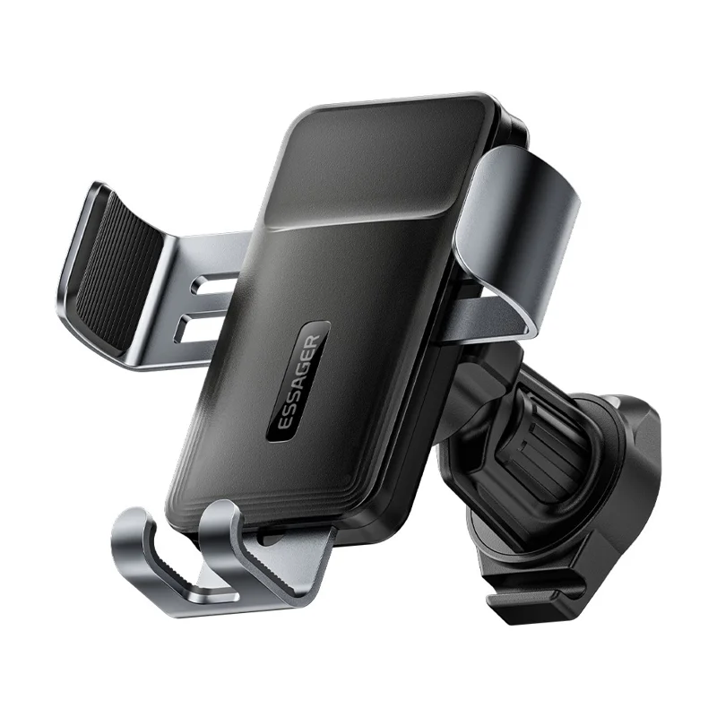 ESSAGER EZJZL-FW01-Z Car Phone Mount for 4.7-6.9 inch Devices 360° Rotation Gravity Adjusted Base