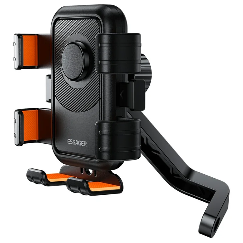 ESSAGER Rear View Mirror Bike Phone Mount 360° Rotation Bicycle Phone Holder for 4.7-6.9 inch Devices