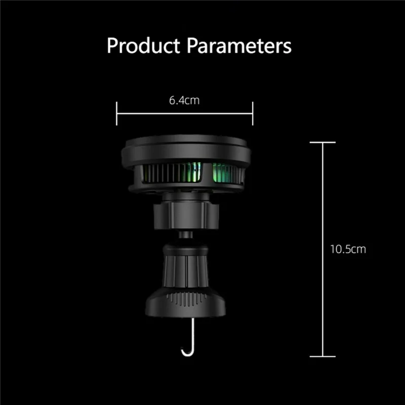 Carregador Sem Fio para Carro com Refrigeração Magnética S32 15W, Suporte para Celular e Carregamento Rápido