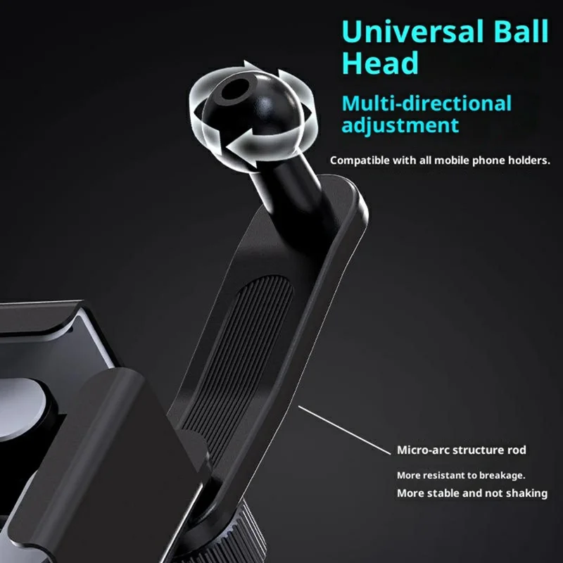 P1 Car Phone Holder 90° Extendable Adjustable Car Phone Mount Strong Load-Bearing Navigation Stand