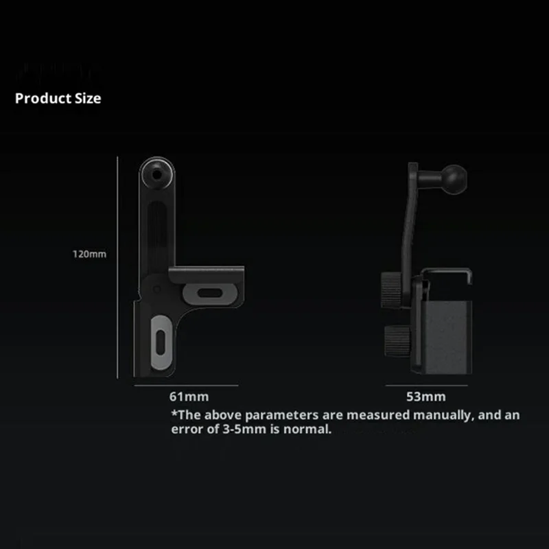 P1 Car Phone Holder 90° Extendable Adjustable Car Phone Mount Strong Load-Bearing Navigation Stand