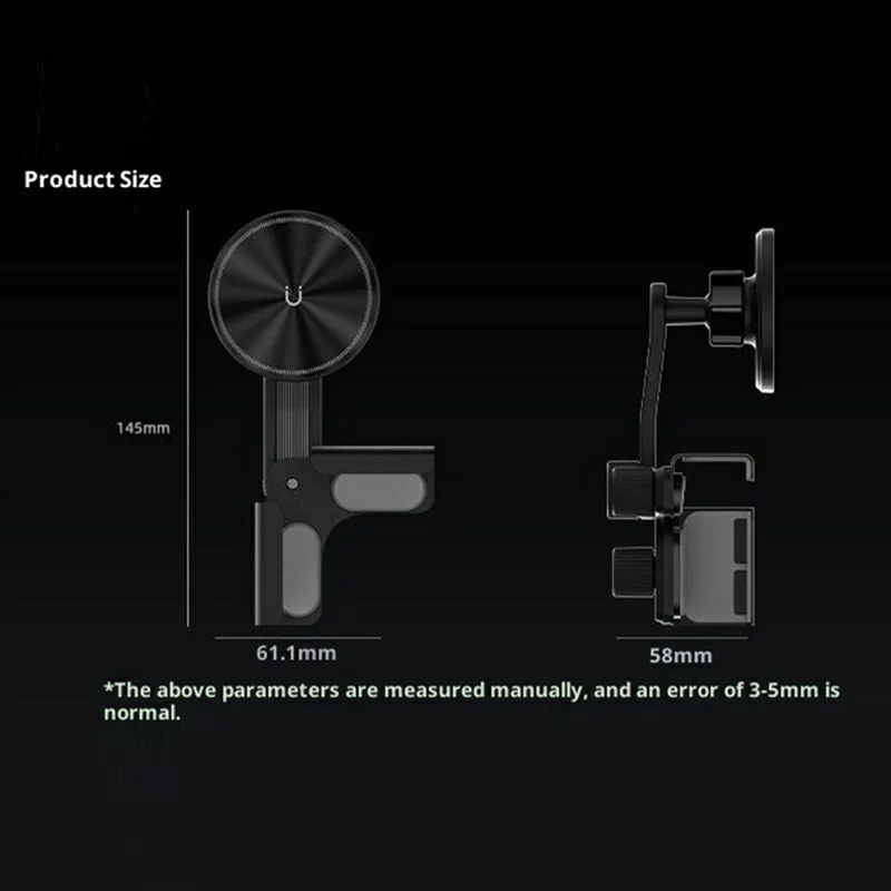 P2 Compatible with Magsafe Magnetic Car Phone Holder Strong Magnetic Navigation Stand