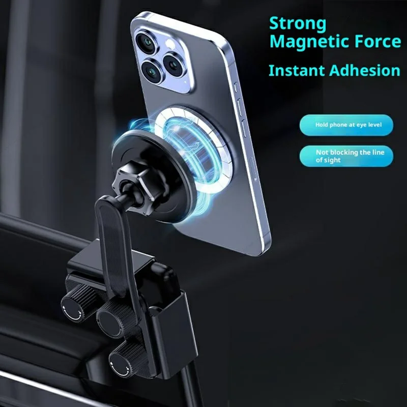 P2 Compatible with Magsafe Magnetic Car Phone Holder Strong Magnetic Navigation Stand