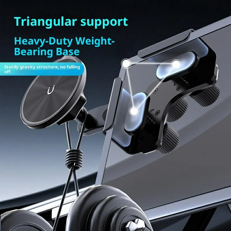 P2 Compatible with Magsafe Magnetic Car Phone Holder Strong Magnetic Navigation Stand