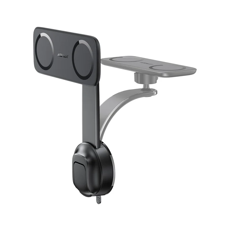 حامل هاتف سيارة مغناطيسي مزدوج ACEFAST D60 لوحة القيادة مركزية قابل للتعديل بزاوية 360 درجة - أسود