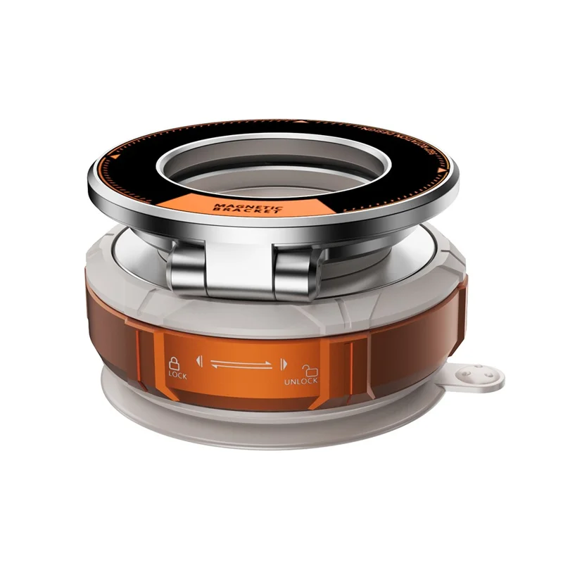 M7 Support Téléphone Voiture à Ventouse Magnétique, Support de Navigation Rotatif pour Tableau de Bord