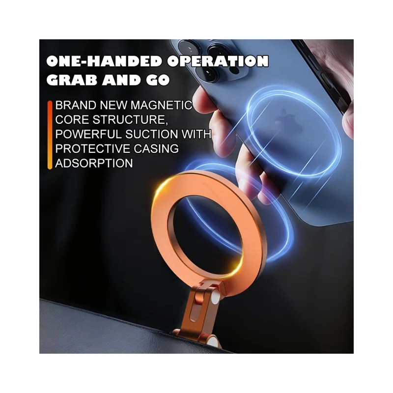 K7 Car Mount Magnetic Phone Holder Vacuum Suction Foldable Navigation Stand for Vehicle Dashboard