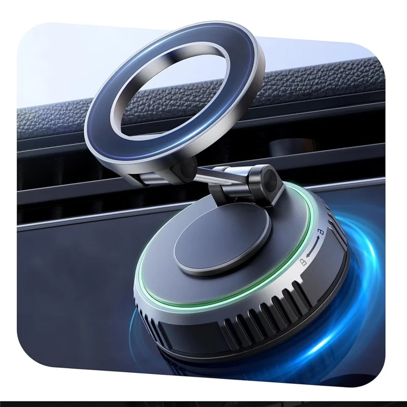 RORHXIA KX04 Car Phone Holder Dashboard Windshield Magnetic Phone Mount 360 Degree Rotation