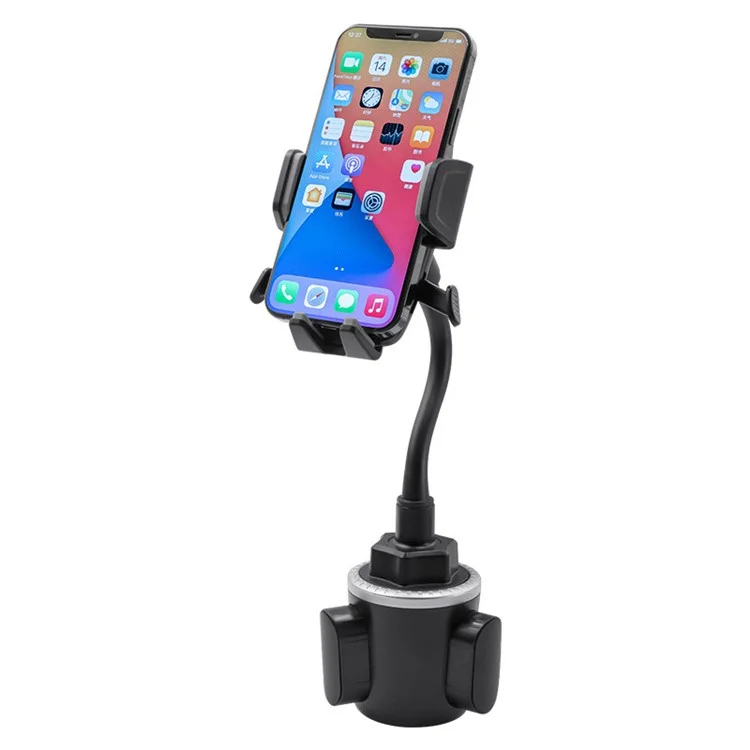 A083+X905 360 Degrees Rotating Flexible Gooseneck Car Cup Holder 3.8-6.8 inch Phone Stand Bracket