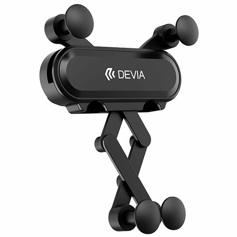 DEVIA ES071 Серия Kintone Автомобильный держатель для телефона с гравитационным креплением, крепление на вентиляционную решётку, подставка для смартфона - Черный