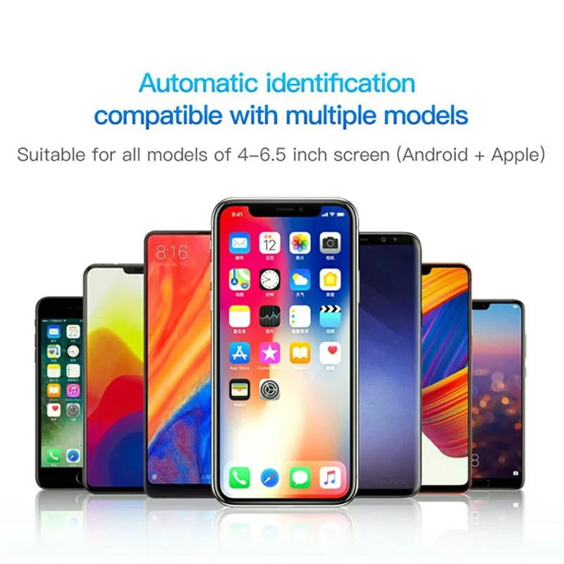 DEVIA EA194 Gravity Sensor Car Air Vent Mount Wireless Charger Phone Holder Stand - Black