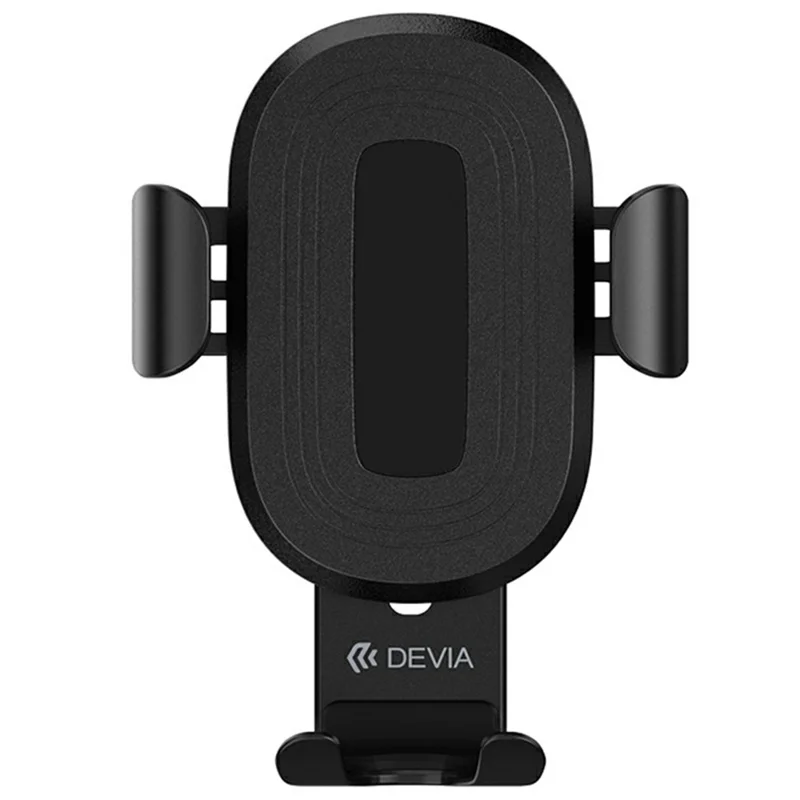 DEVIA EA194 Gravity Sensor Car Air Vent Mount Wireless Charger Phone Holder Stand - Black