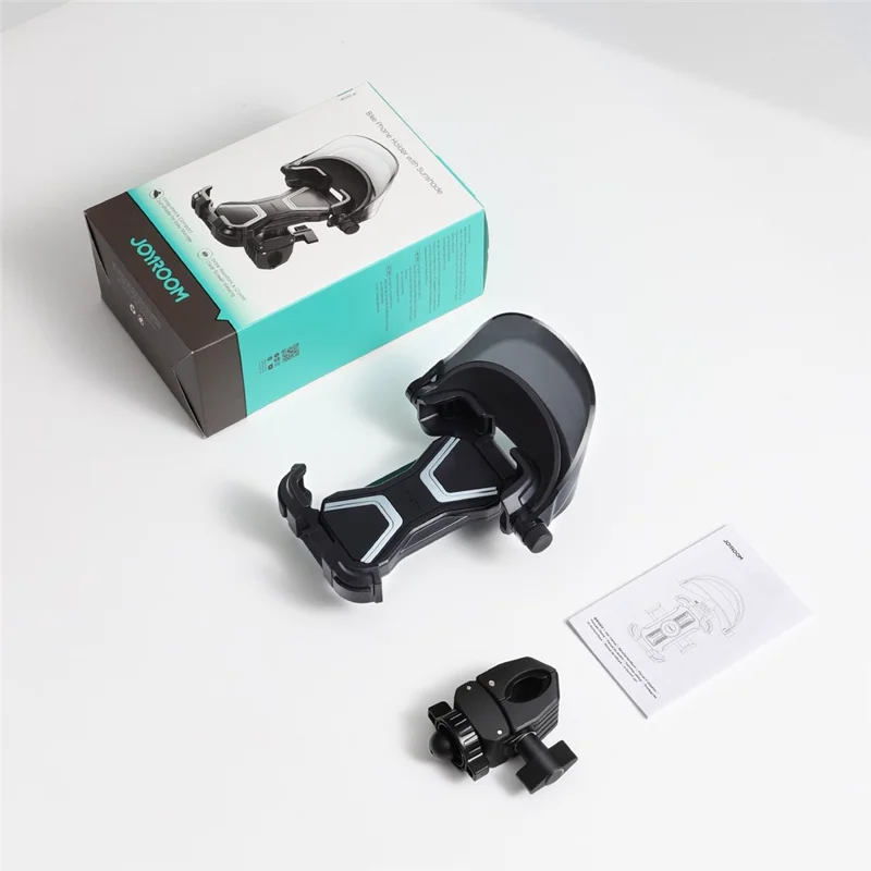 Suporte para Telemóvel JOYROOM JR-ZS528 para Bicicleta com Sombrinha, Suporte de Guiador para Telemóvel