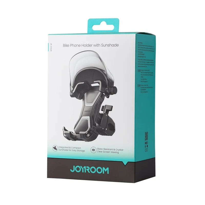 Suporte para Telemóvel JOYROOM JR-ZS528 para Bicicleta com Sombrinha, Suporte de Guiador para Telemóvel
