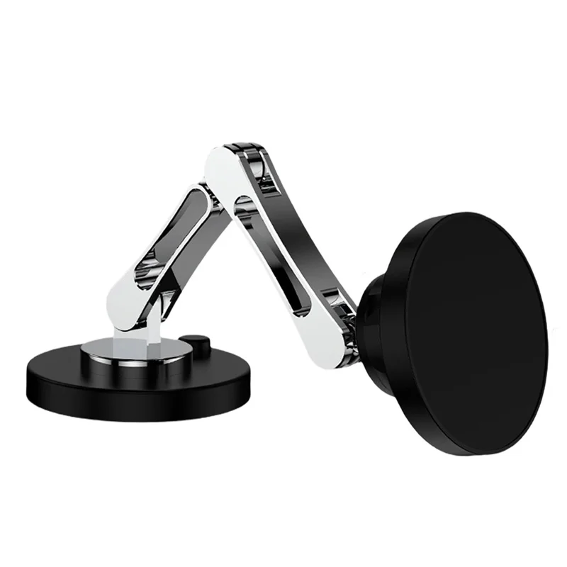 QH-AKD145 Magnetic Car Phone Mount 360 Degree Rotatable Foldable Dashboard Cellphone Stand with Adhesive Base