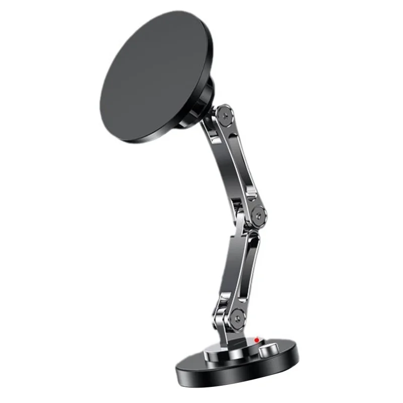 QH-AKD145 Magnetic Car Phone Mount 360 Degree Rotatable Foldable Dashboard Cellphone Stand with Adhesive Base