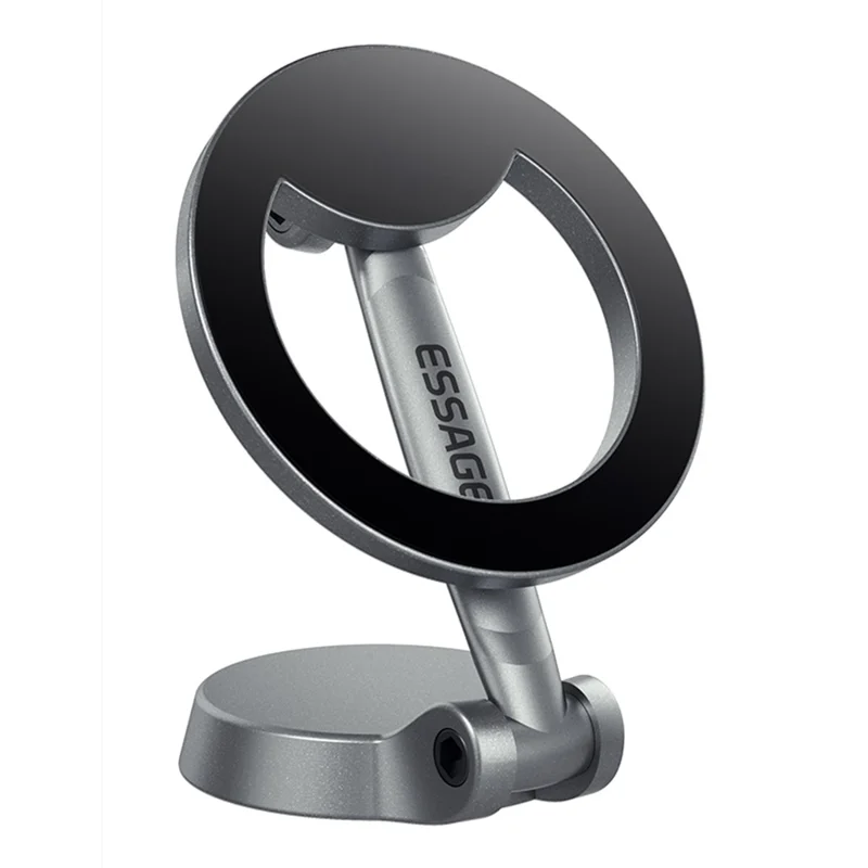 Soporte de Coche Magnético ESSAGER 360 Grados Rotable para Teléfono para Salpicadero y Parabrisas - Gris