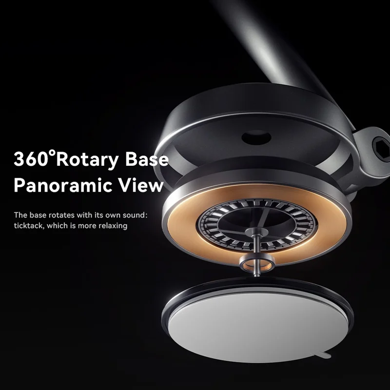 Soporte de Coche Magnético ESSAGER 360 Grados Rotable para Teléfono para Salpicadero y Parabrisas - Gris