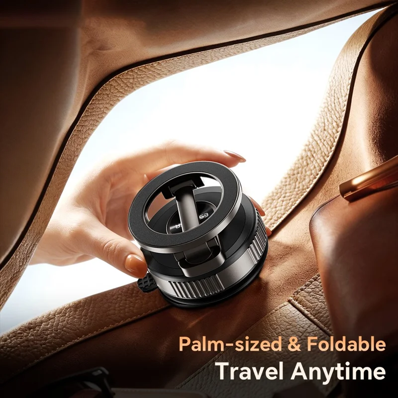 ESSAGER Magnetic Adhesive Car Mount 4-Axis 1080° Rotating Phone Holder for Car Dashboard
