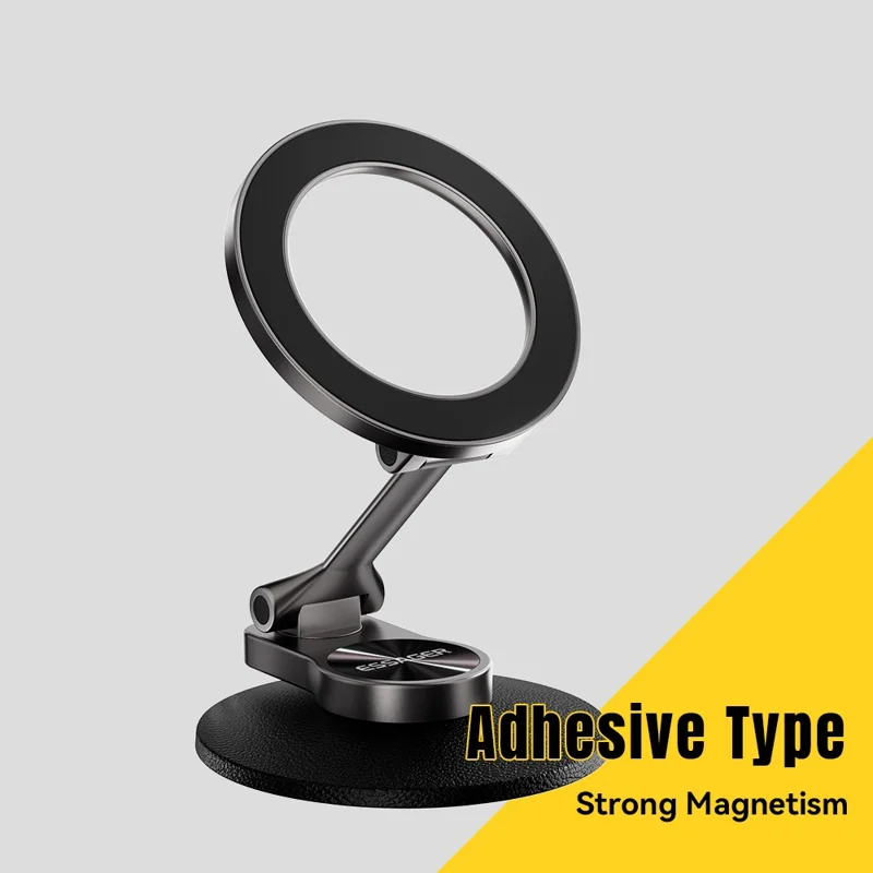 ESSAGER Magnetic Adhesive Car Mount 4-Axis 1080° Rotating Phone Holder for Car Dashboard