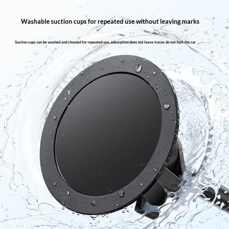 YESIDO C282 Compatible with MagSafe Long Rod Magnetic Phone Stand Mount 360° Adjustable Suction Cup Dashboard Car Holder for Navigation Recording