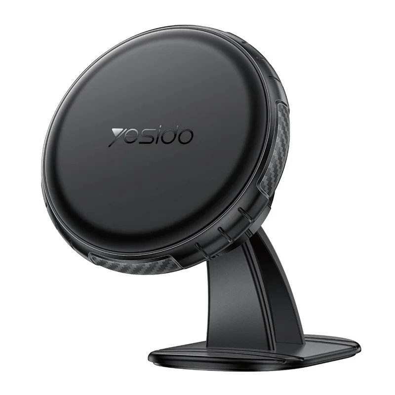 YESIDO C235 Magnetic Car Phone Mount 360 Degrees Rotation Dashboard Stand with 2Pcs Magnetic Sheets