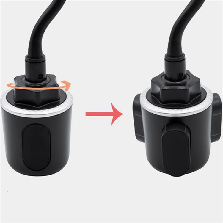 A64+X905 360 Degrees Rotating Universal Car Cup Holder Phone Support Stand Bracket