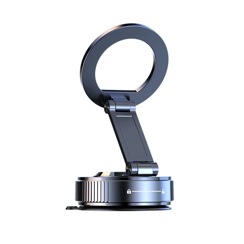 K20 Magnetic Car Phone Holder 360 Degree Rotation Metal Foldable Vacuum Suction Mount Stand