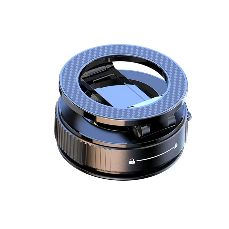 K20 Magnetic Car Phone Holder 360 Degree Rotation Metal Foldable Vacuum Suction Mount Stand