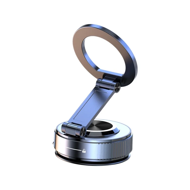 K20 Magnetic Car Phone Holder 360 Degree Rotation Metal Foldable Vacuum Suction Mount Stand