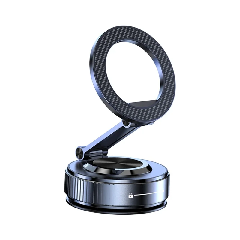 K20 Magnetic Car Phone Holder 360 Degree Rotation Metal Foldable Vacuum Suction Mount Stand