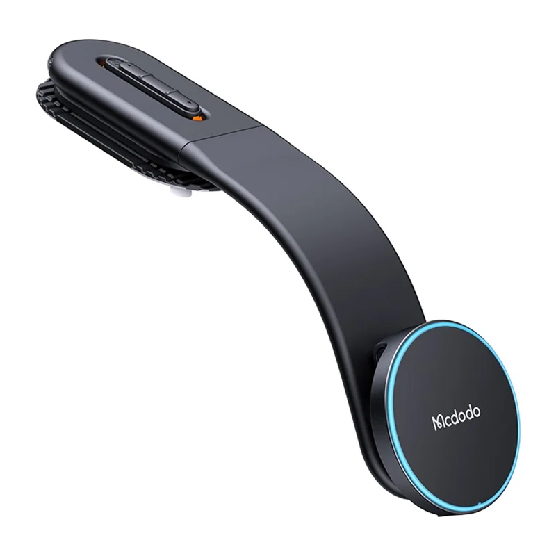 MCDODO CH-6290 MagiGo Pro Magnetic Car Holder 15W Fast Charging Station Wireless Charger Bendable Mount for Dashboard - Black