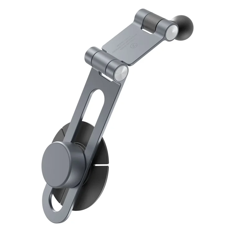 MOMAX Aluminum Alloy Invisible Mount Universal Adhesive Car Mount Holder for New Energy Vehicles, Dark Grey