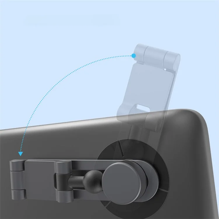 MOMAX Aluminum Alloy Invisible Mount Universal Adhesive Car Mount Holder for New Energy Vehicles, Dark Grey