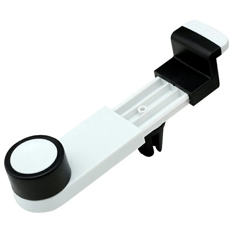 C0214A Air Vent Car Phone Mount Plastic 360 Degree Rotating Cellphone Holder Stand - White