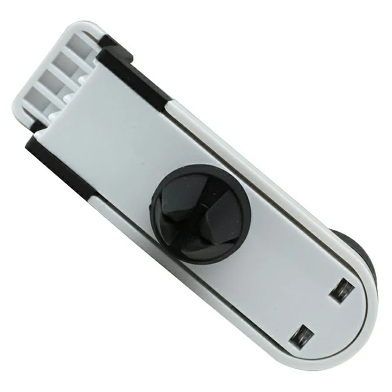 C0214A Air Vent Car Phone Mount Plastic 360 Degree Rotating Cellphone Holder Stand - White