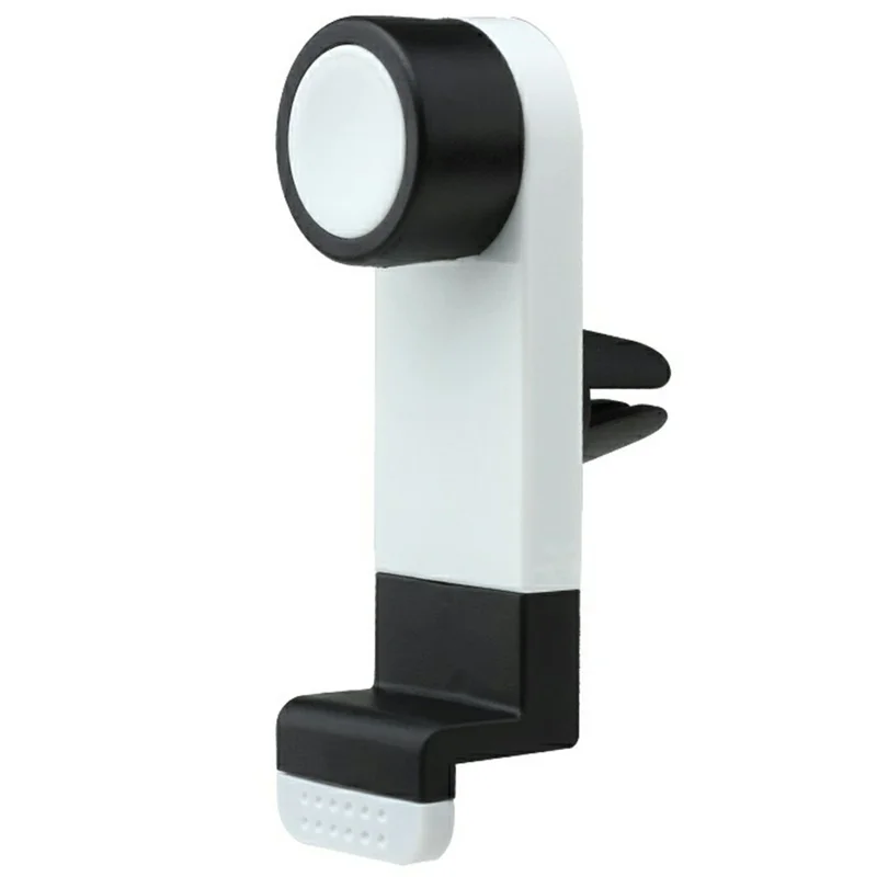 C0214A Air Vent Car Phone Mount Plastic 360 Degree Rotating Cellphone Holder Stand - White