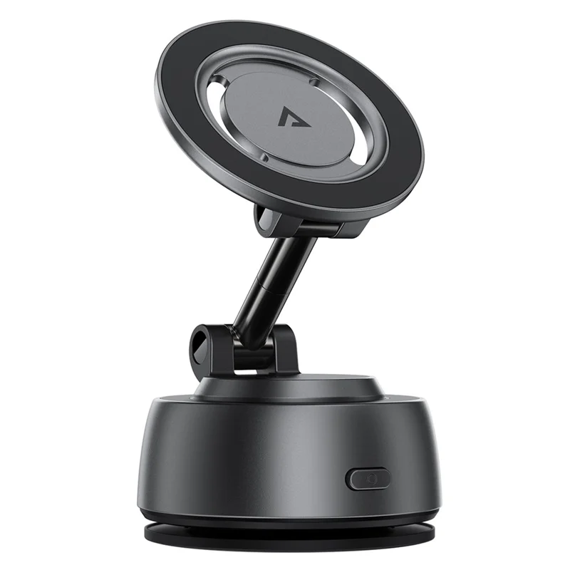ACEFAST E54 Electric Suction Cup Magnetic Car Phone Holder 360° Rotation Dashboard Mount - Metal Grey