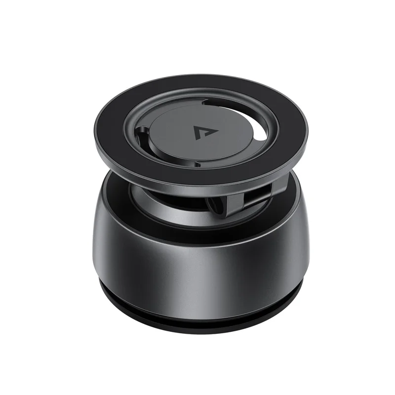 ACEFAST E54 Electric Suction Cup Magnetic Car Phone Holder 360° Rotation Dashboard Mount - Metal Grey